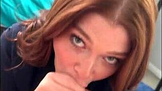 Katerina Deville's Amateur College Hookup with Doggystyle Riding