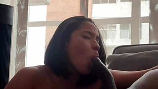 stepdad's huge cock stuffs my tight 18+ mouth 😩🍆💦