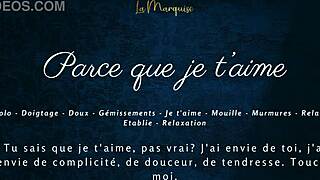 French Solo Female Masturbates Sensually to Huge Orgasm with Dirty Talk