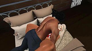 Wanna see this big tits shemale ride massive black cock?