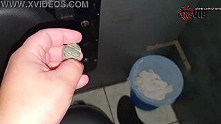 Sucking Strangers' Cum Kisses Cuckold Gloryhole