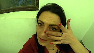 milfycalla tastes her own salty pussy pee in lingerie preview