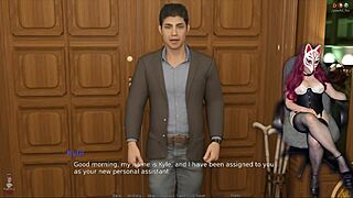 just married bride licks pussy to screaming office orgasm