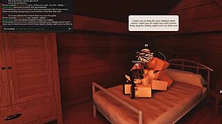 Roblox Elf Slut Stretches Tiny Body on Daddy's Girthy Cock