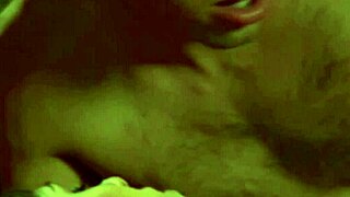 gently teasing her wet pussy with licks and massage