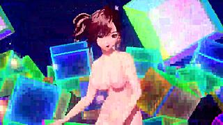 whoa meiko's big tits and ass nude in music project diva mod full body 🔥🍑
