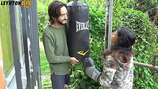 VECINA KNOCKS ME OUT THEN SUCKS AND RIDES MY COCK POV