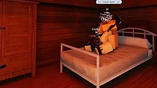 Roblox Elf Slut Stretches Tiny Body on Daddy's Girthy Cock