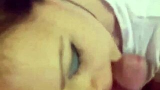 Homemade Sri Lankan BBW Housewife Deepthroats Fat Cock Sloppily