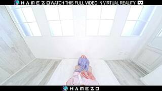 Japanese Noa Ogawa Moans In VR Cowgirl And Doggystyle Maid Fucks