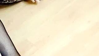 Damn, watch this milf strip and masturbate before taking big cock 🔥💃