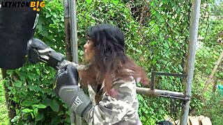 VECINA KNOCKS ME OUT THEN SUCKS AND RIDES MY COCK POV