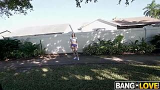 Petite Indica Marie Smokes While Taking POV Hardcore Blowjob from Big Ass Teen Reality Taboo!