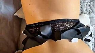 chilean couple cleans house then dives into full anal sex video with sheer lingerie tease