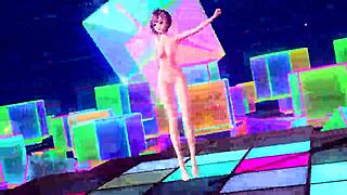 whoa meiko's big tits and ass nude in music project diva mod full body 🔥🍑