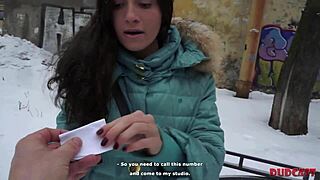 Hey agent, why'd you wanna fuck this skinny teen but she refused?! Full video here!!