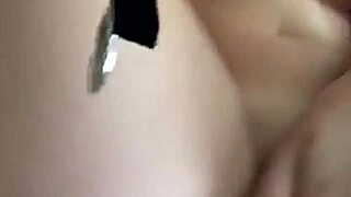 Hey this amateur teen gets nipple clamps for hardcore orgasm!