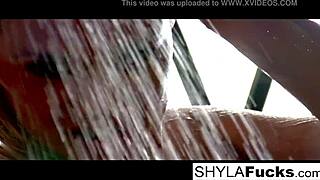 shyla stylez unleashes her rare erotic solo stripping big tits and pussy play 🔥