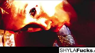 shyla stylez unleashes her rare erotic solo stripping big tits and pussy play 🔥