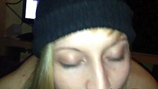 Petite 18+ Licks Ass Worships Balls Gets Face Fucked Cum Covered