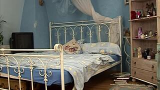 this busty cougar grabs that stiff dong and rides it like a pro