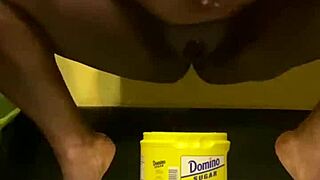 ebony explores kinky watersports in bold ways