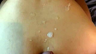 Cumshots blasting everywhere on me in this steamy compilation 💦😍 anal creampies double loads girlfriend style