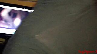 Petite 18+ Licks Ass Worships Balls Gets Face Fucked Cum Covered