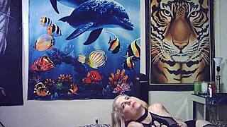 Full nelson wrestling challenge blowjob backstage