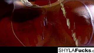 shyla stylez unleashes her rare erotic solo stripping big tits and pussy play 🔥