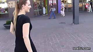 That flawless czech teen got teased hard in hypermarket now she's penetrated deep in pov