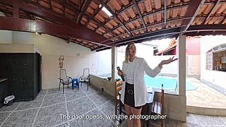 Reporter Caught Breaking In Strips Bare for Humiliating Outdoor Exposure