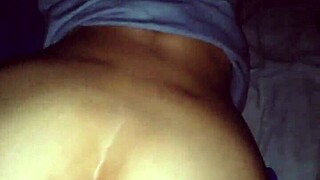 😈 my hot latina stepsis bends over teasing me to pound her doggystyle creampie!