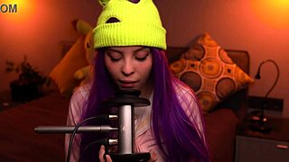 moona's soft ear licks whisper tempting tingles