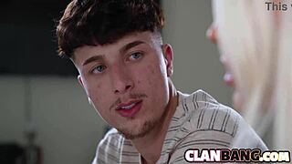 how does stepmom sneak peeks at stepson railing girls all day?