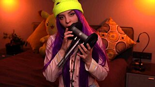 moona's soft ear licks whisper tempting tingles