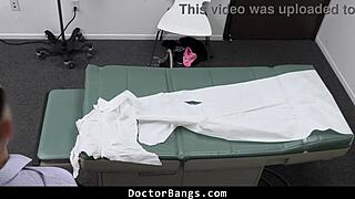 whoa, apryl rein's shy nurse pussy gets licked doggystyle by doctor