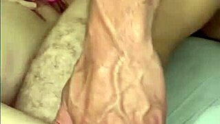 Curvy fat babe with natural tits fucked hard in bathroom