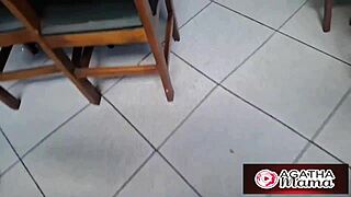 agatha chats friendly at bar then takes bbc hardcore anal creampie