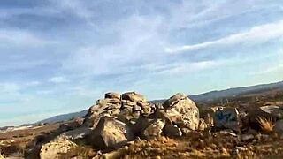 Petite Ebony's Huge Ass Bent Over Car