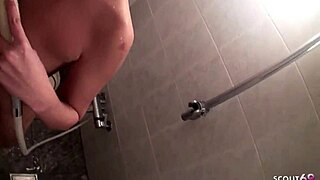 asian stepsis with saggy natural tits tempts boy during holiday getaway