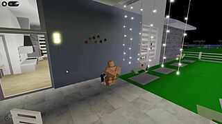 i made her pose embarrassingly in brookhaven roblox then fucked in stranger's house