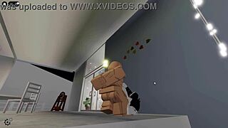 i made her pose embarrassingly in brookhaven roblox then fucked in stranger's house