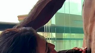 slipped downstairs for ifood but neighbor pulled me in to fuck quick preview 😏