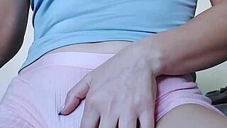 hey watch this solo teen finger her hairy pink pussy till legs shake in orgasm