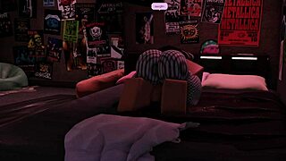 her parents left so monster cock penetrates her tight hole