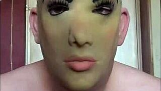 Masked Bisexual Piss Lover Begs Please Swallow Your Urine Close-Up