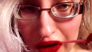 perfect red lip gloss lips tease your wallet in lipstick findom jerk off instructions