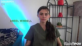 whoa angel windell inspects that cock deepthroat style then rides it 😍