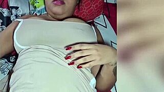 Latina girlfriend in slutty outfit fucked hard before night club prostitute work